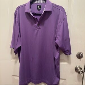 FootJoy Men's Purple Polo Golf Shirt